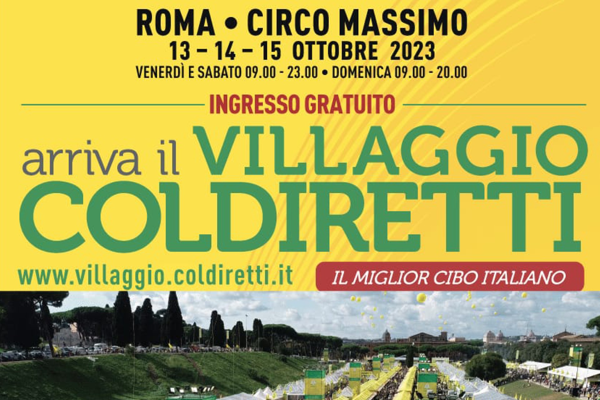 Locandina Villaggio Coldiretti